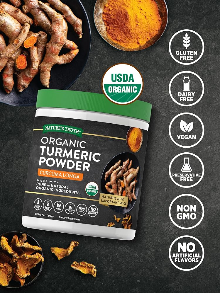 Nature's Truth Organic Turmeric Supplement Powder - 7 oz - image 3