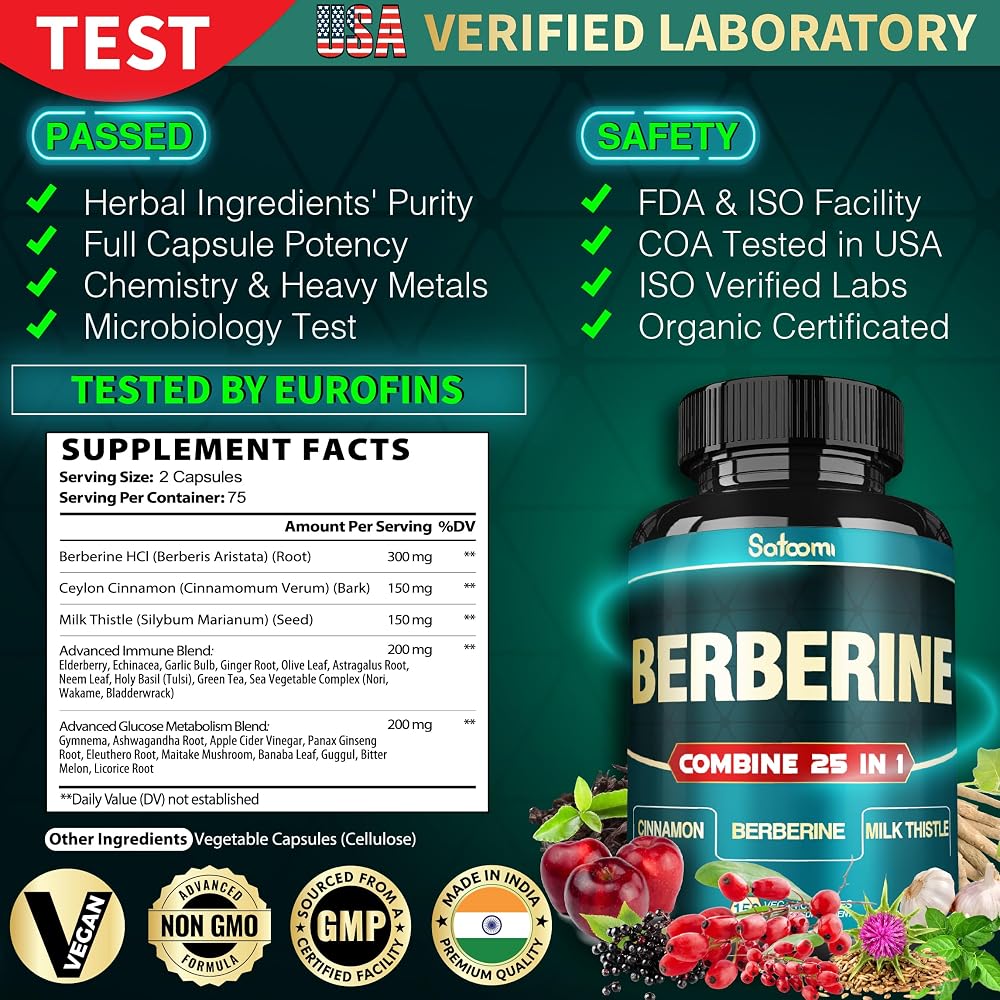 Satoomi Berberine Supplement