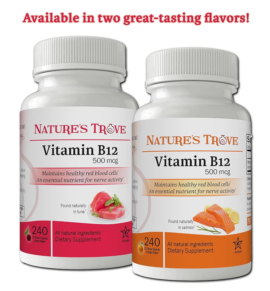 Nature's Trove Vitamin B12 500 mcg Chewable Tablets - 240 Tablets - image 4