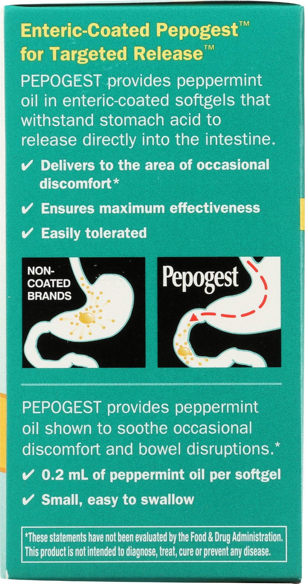 Nature's Way Pepogest EC Peppermint Oil - 60 Softgels - image 5