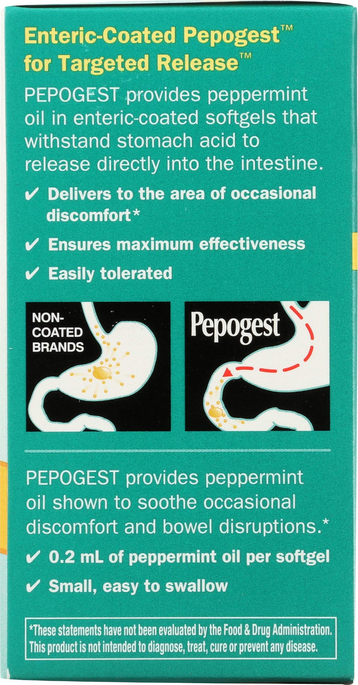 Nature's Way Pepogest EC Peppermint Oil - 60 Softgels - image 5