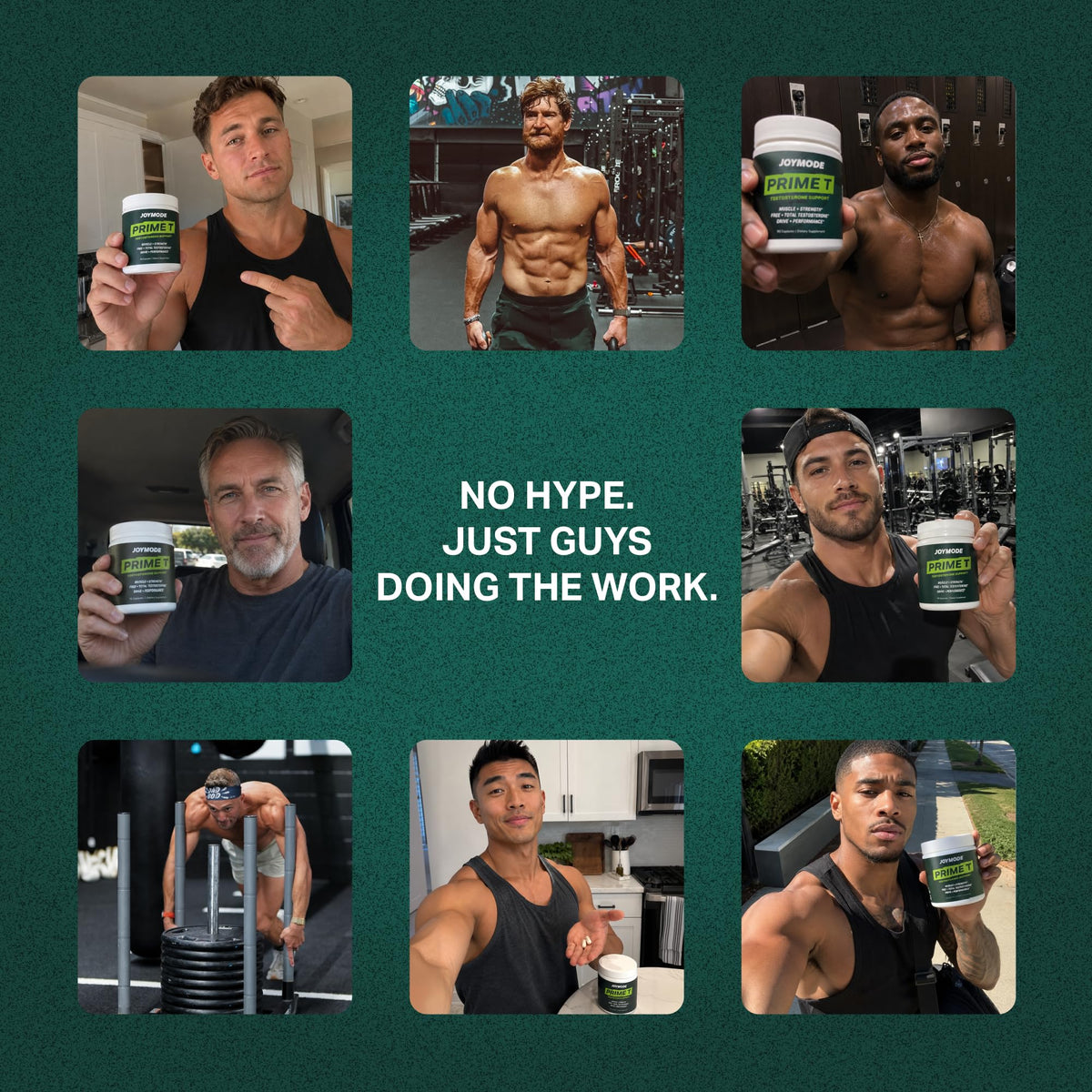 JOYMODE Testosterone Support Complex - Natural Supplement for Men