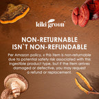 KIKI Green Mushroom Powder Extract - The 8 Mushrooms Supplement Blend