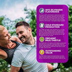 FineLand Milk Thistle Pills 50:1 Extract Liver Support - 120 Vegan Capsules - image 5
