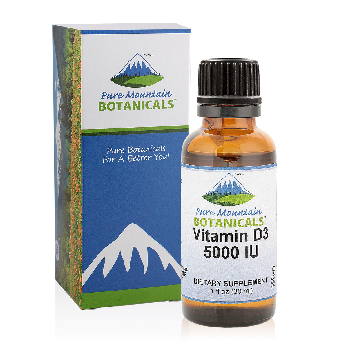 Pure Mountain Botanicals Vitamin D3 Liquid Drops 5000 IU - 1 oz - image 6