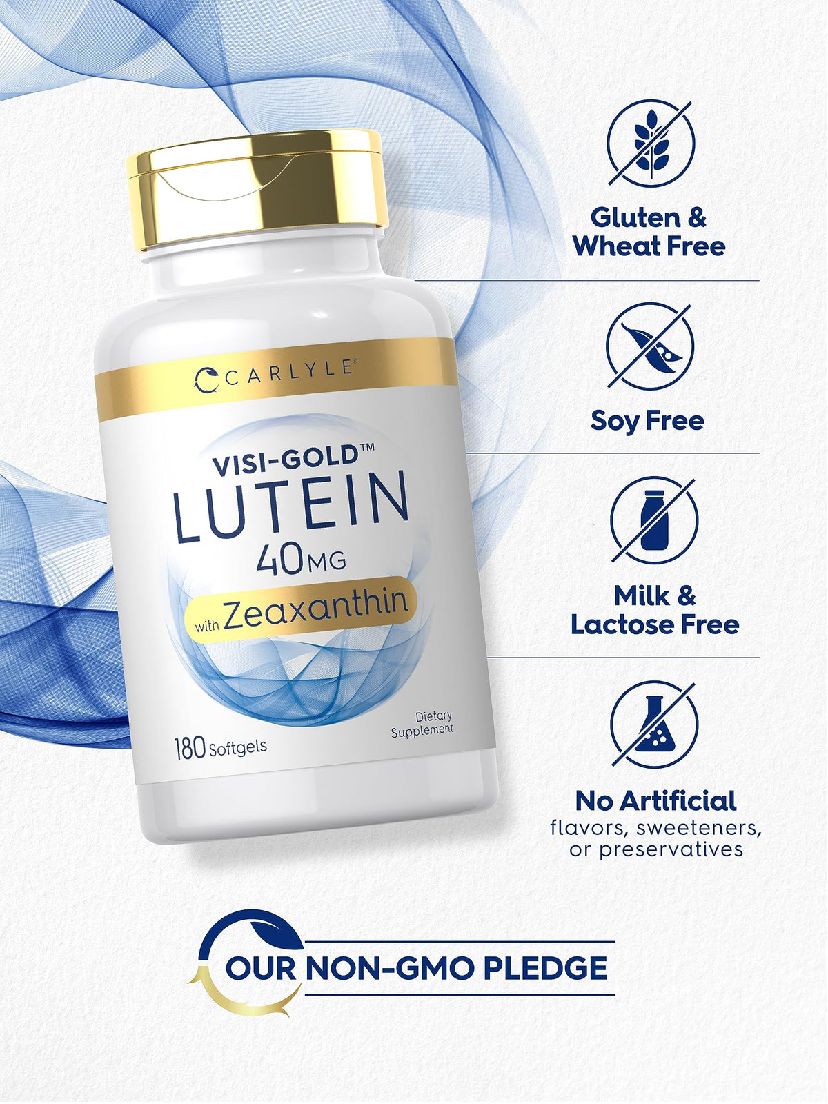 Carlyle Lutein and Zeaxanthin Supplement 40mg - 180 Softgels - image 5