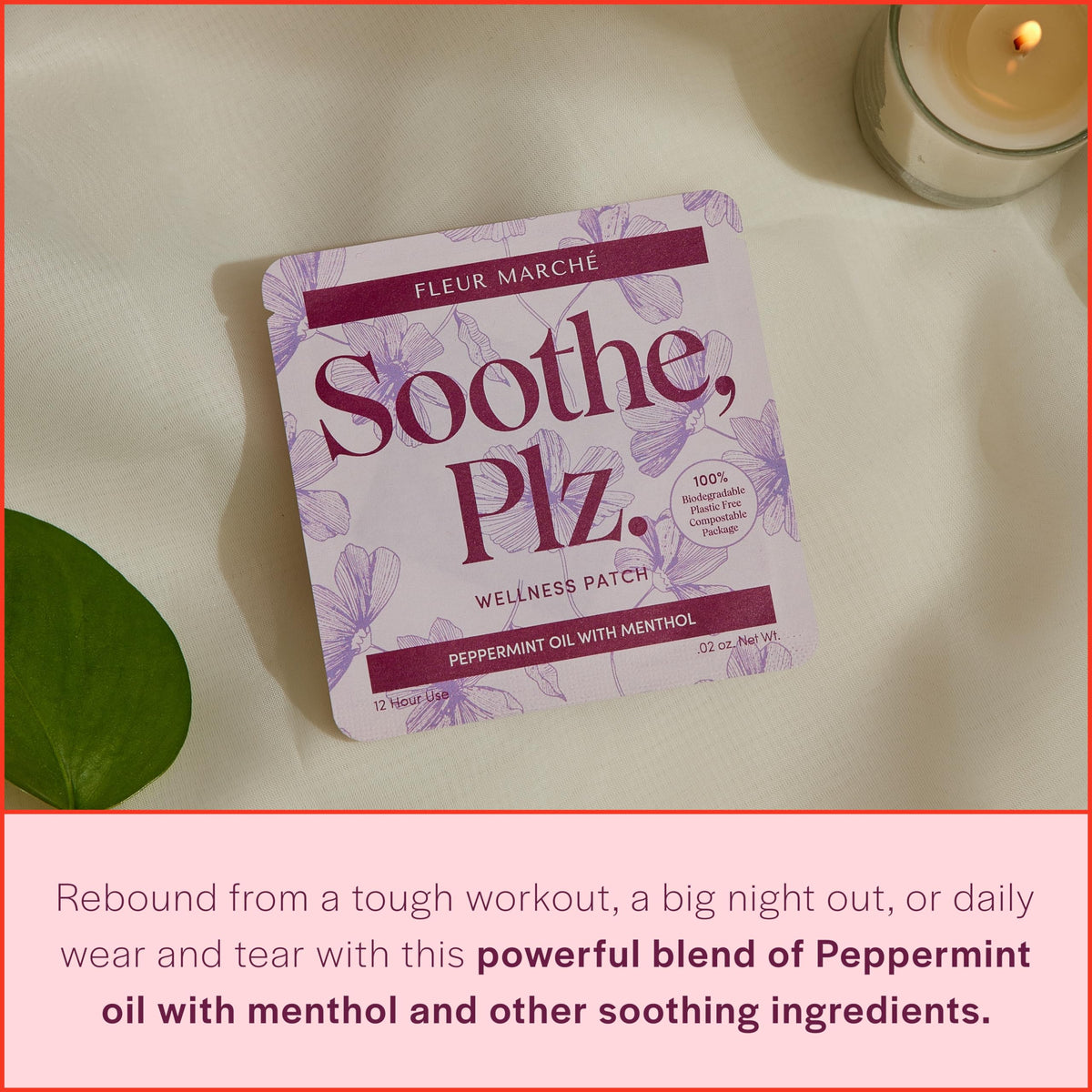 Fleur Marché Soothe Botanical Patch Muscle Recovery - 14 Patches - image 2