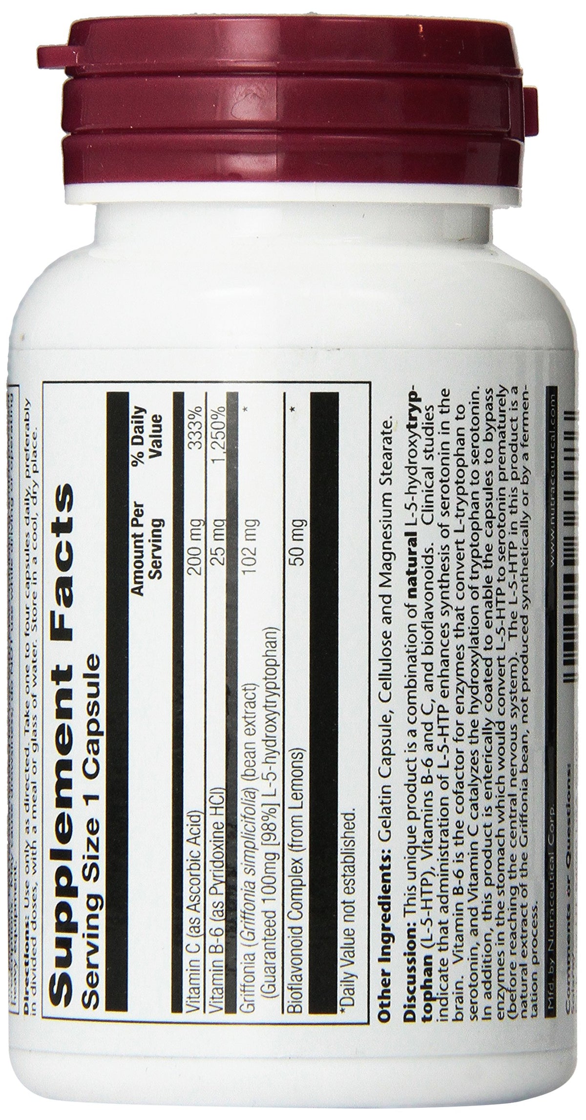 Solaray 5-HTP with B6 and C - 60 Capsules - image 3
