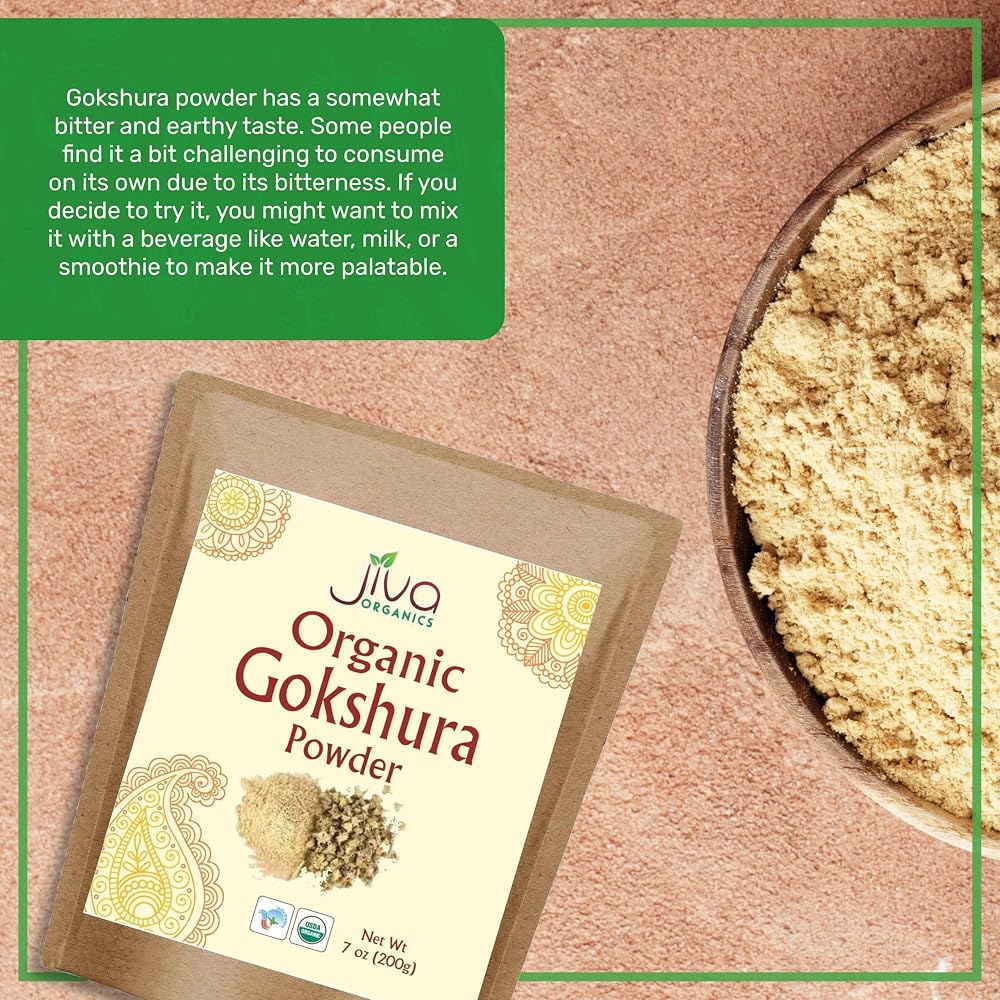 Jiva Organics Gokshura Powder - 7 Ounce - image 3