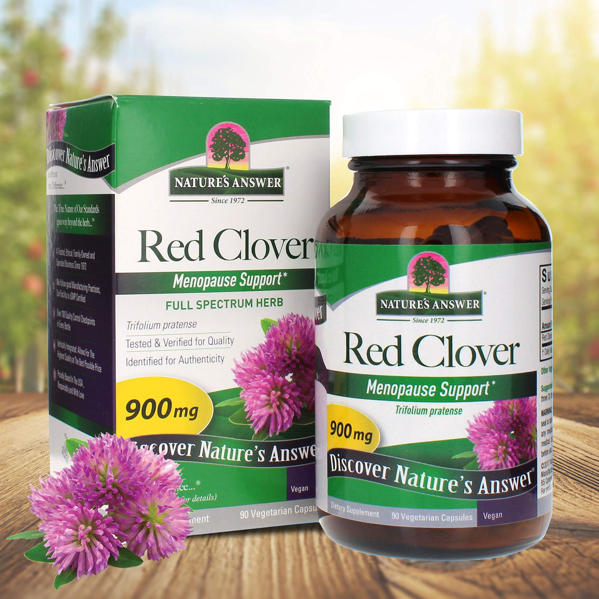 Nature's Answer Red Clover Full Spectrum Herb - 90 Vegetarian Capsules - image 4