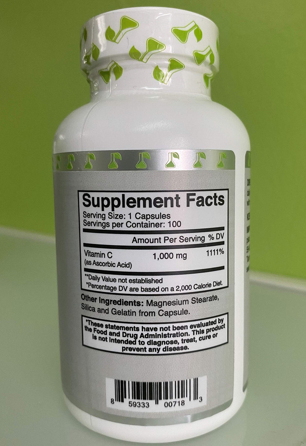 Natural Med Lab Pure Vitamin C 1000 MG - 100 Capsules - image 2