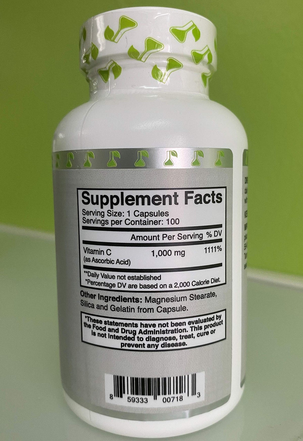Natural Med Lab Pure Vitamin C 1000 MG - 100 Capsules - image 2