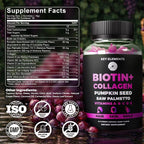 KEY ELEMENTS Hair Skin and Nails Biotin 10000mcg Gummies - 60 Count - image 6