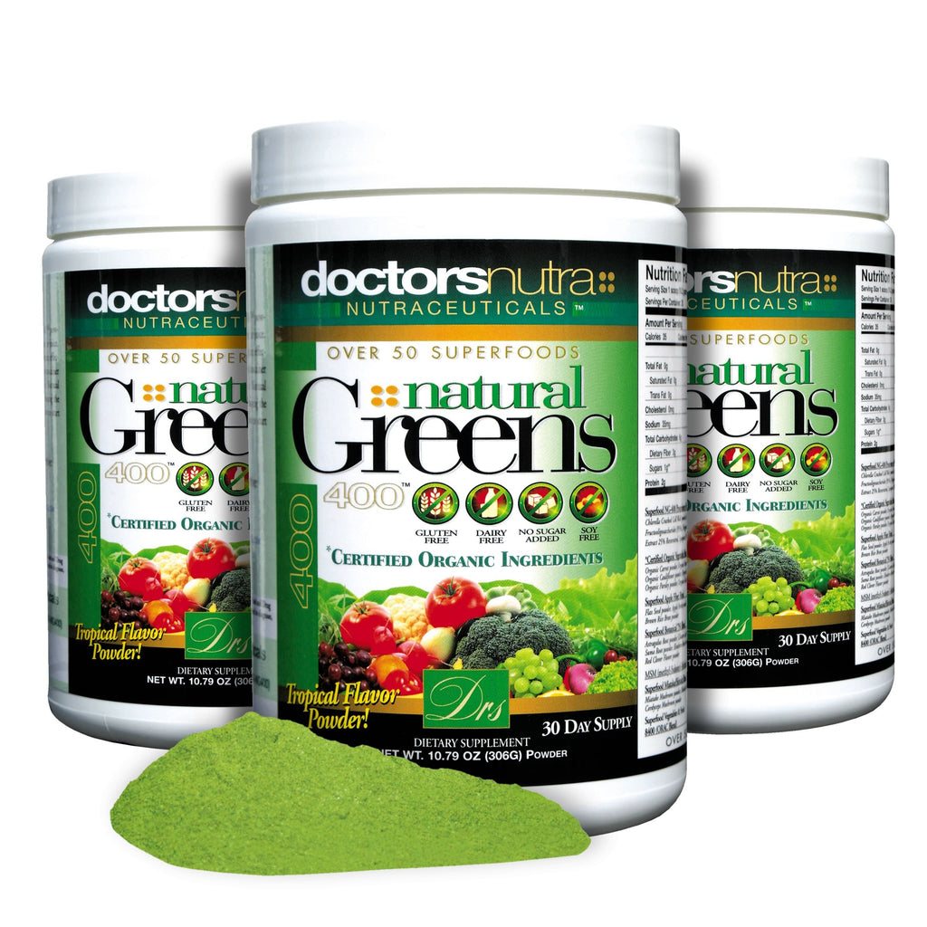 Doctors Nutra Natural Greens Powder Super Food Mix - 306g - image 4