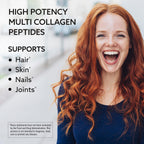 Amplicell Multi Collagen Peptides Powder for Men & Women - 41 Servings - image 2