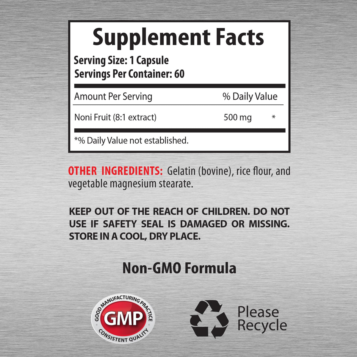 Health Solution Prime Noni 8:1 Concentrate 500mg - 180 Capsules - image 5