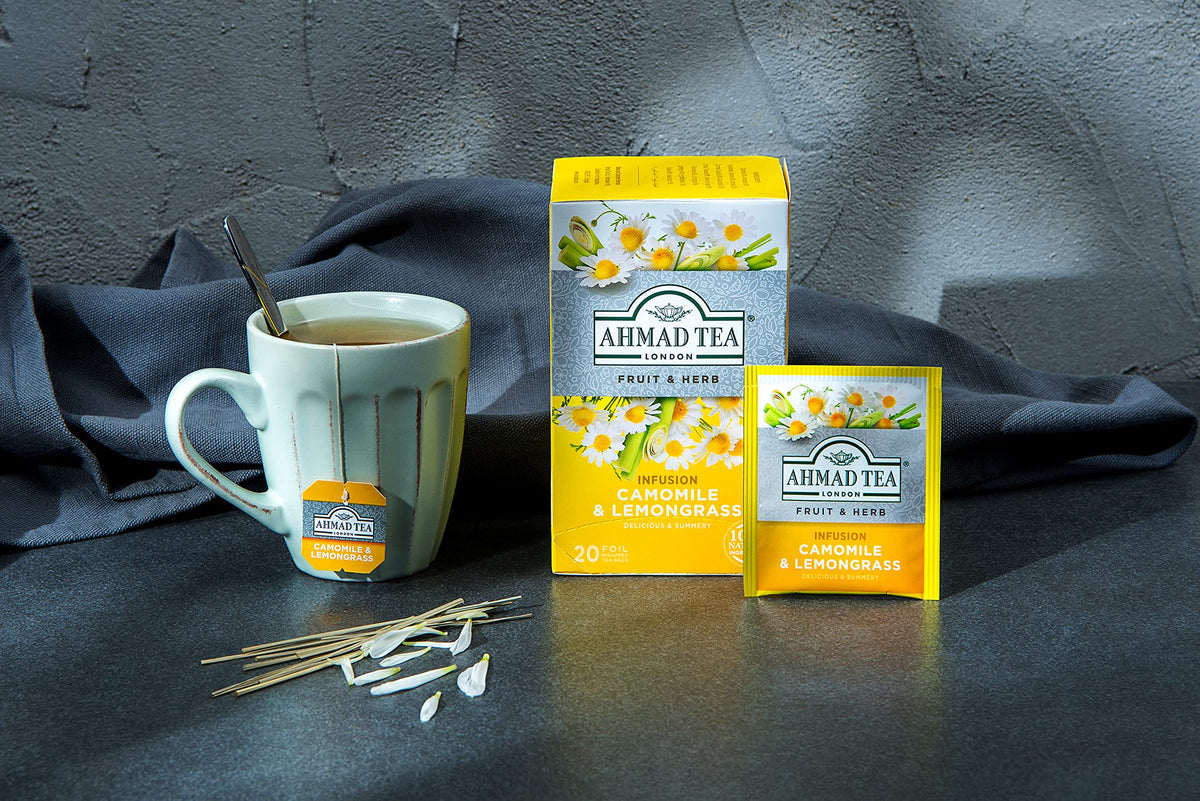 Ahmad Tea Camomile & Lemongrass Infusion - 120 Tea Bags - image 4