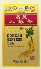 Korean Ginseng Tea in Wood Case - 100 Packets