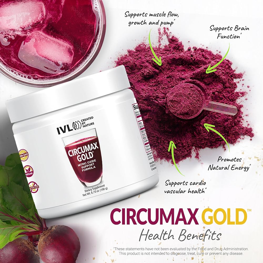 IVL CircuMax Gold Nitric Oxide Booster Powder - 30 Servings - image 4