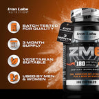 Iron Labs Nutrition ZM6 High Strength Zinc Magnesium - 180 Capsules - image 4