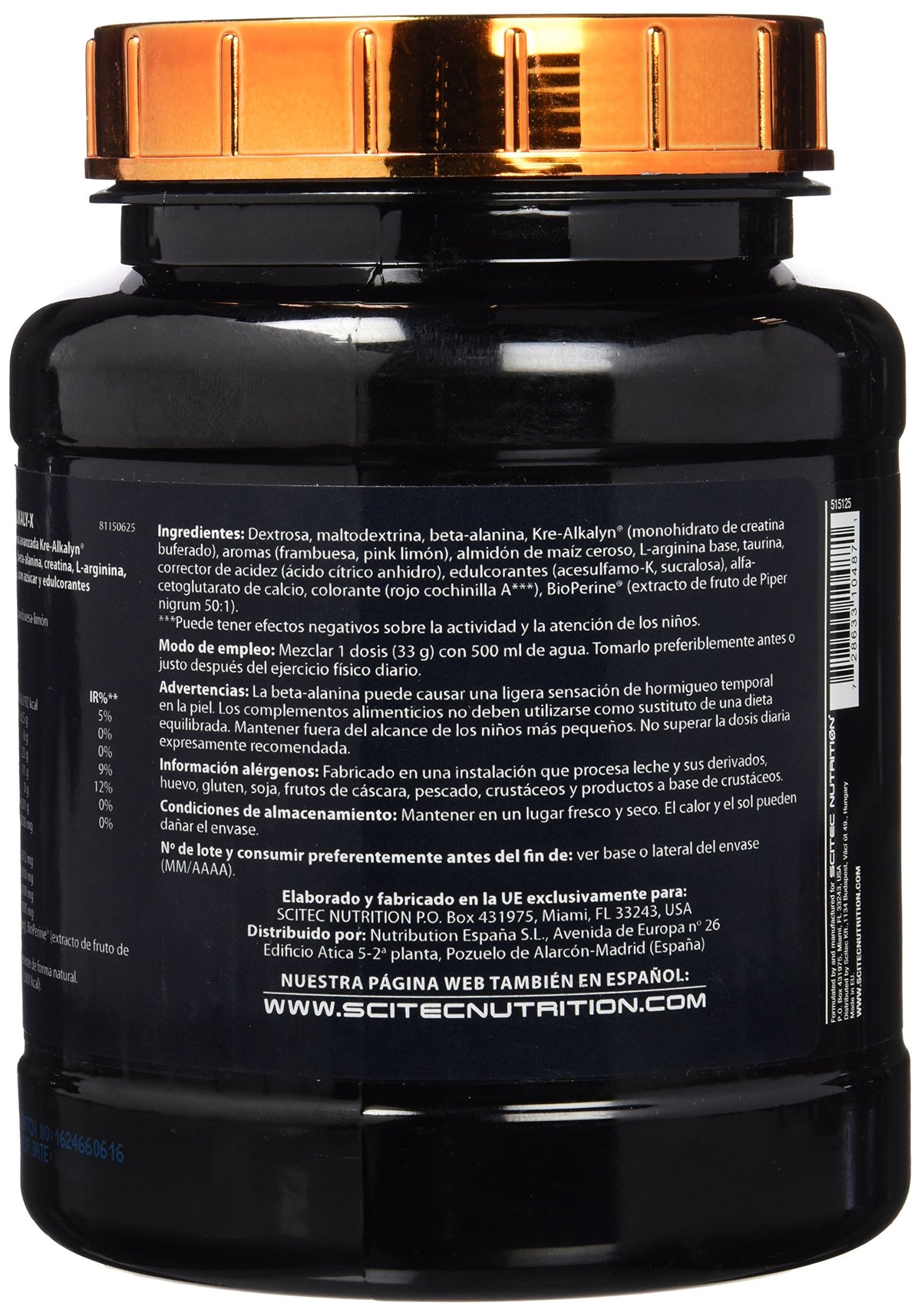 Scitec Nutrition Alkaly-X Creatine Powder Raspberry Lemonade - 660g - image 2