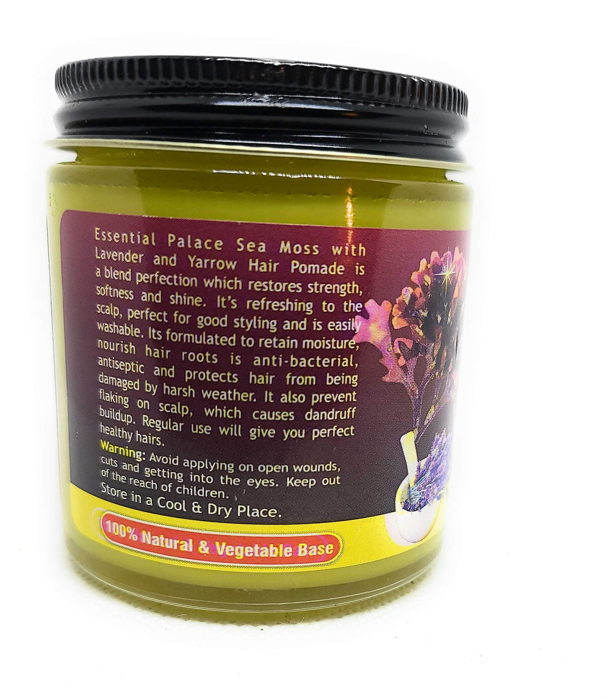 Essential Palace Organic Sea Moss & Lavender Hair Pomade - 4 Fl Oz - image 3