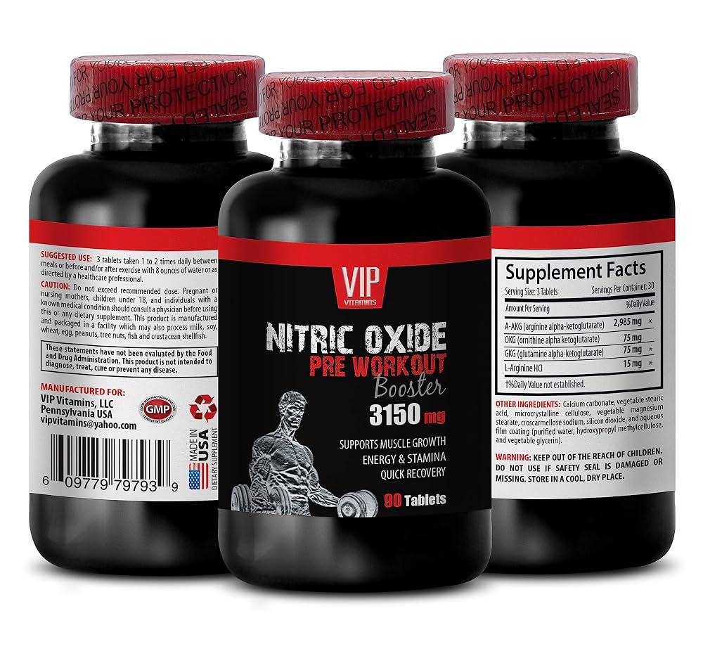 SKIN CARE SOLUTIONS L-Arginine AAKG Nitric Oxide Booster - 270 Tablets - image 2