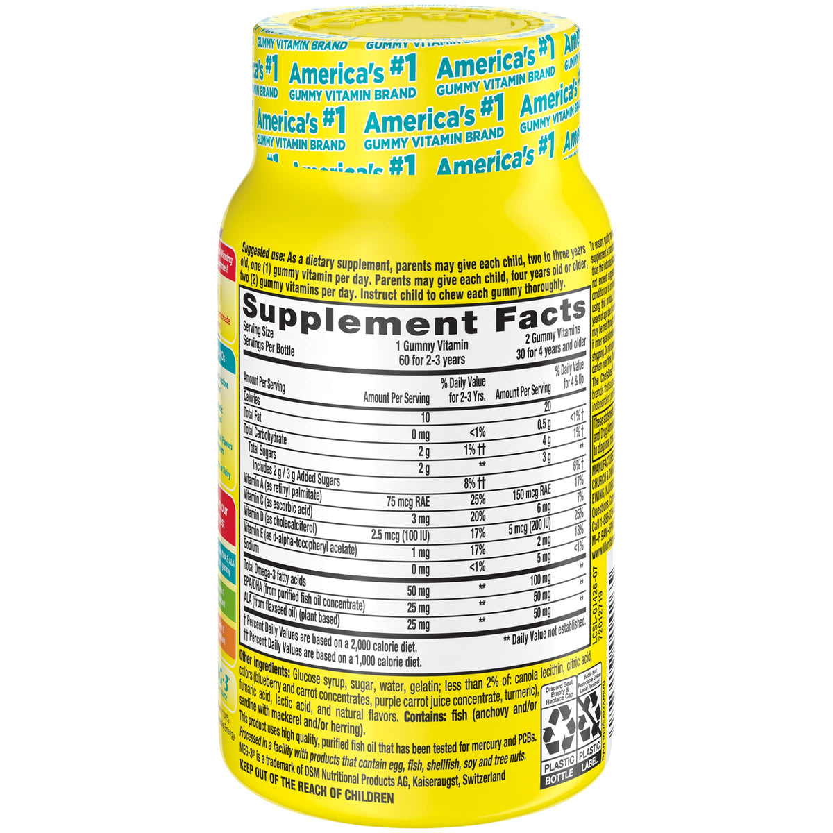 Lil Critters Omega-3 DHA Lemonade Gummies - image 2