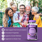 Earth's Creation Elderberry Gummies Immune Support - 60 Count - image 4
