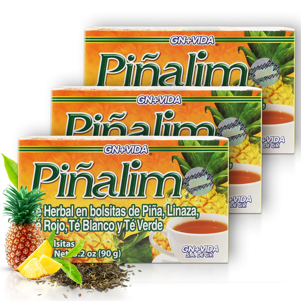 PIÑALIM 3 Boxes Te Pinalim Tea GN+Vida Tea Diet 90 Day Supply