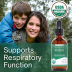 Herb Lore Organic Mullein Tincture - Mullein Drops for Lungs - Liquid