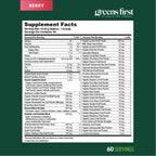 Greens First Original Greens Powder - 49 Superfoods - Organic Fruits