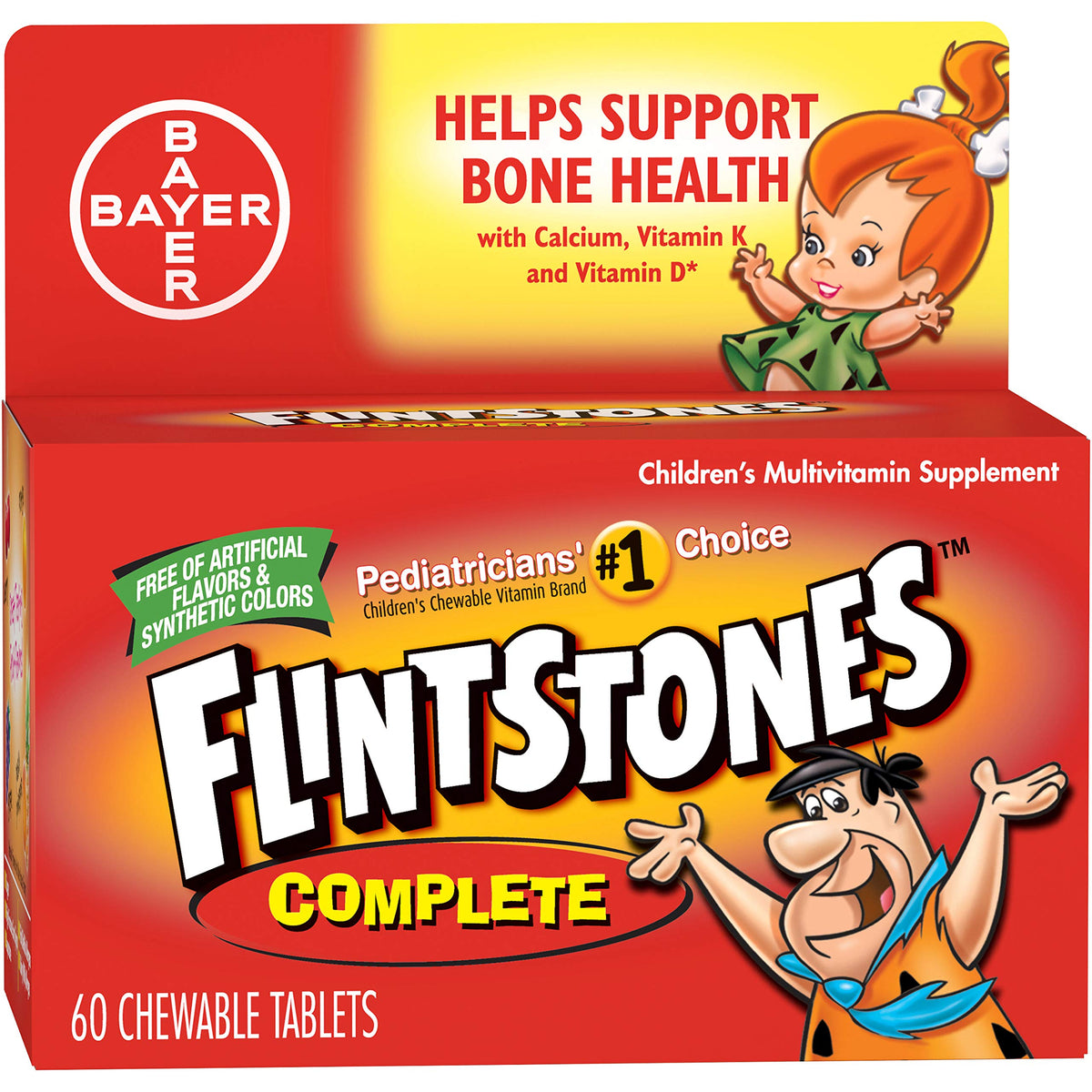 Flintstones Complete Children's Multivitamin Chewable Tablets - 60 Count - image 4