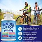 NEW AGE 8 in 1 Immune Support Booster with Echinacea & Zinc - 300 Capsules - image 4