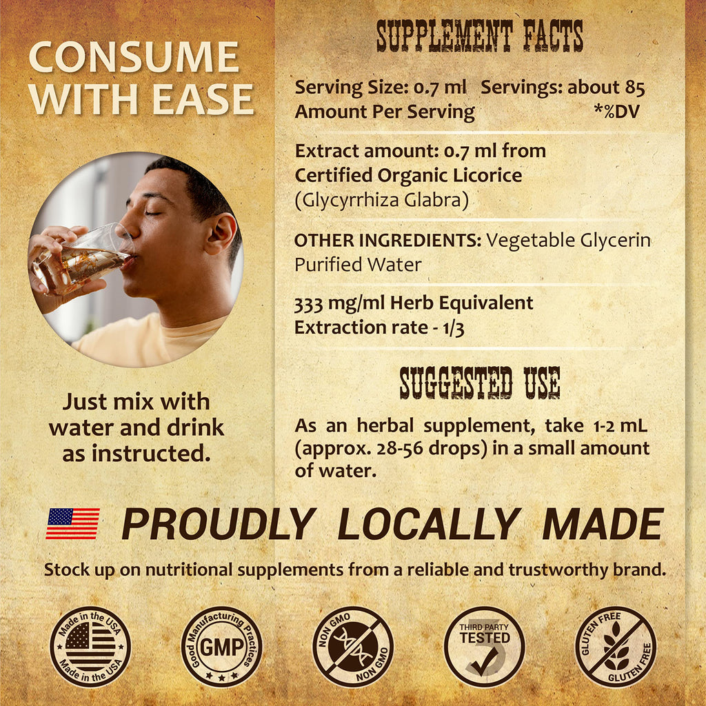 HERBALICIOUS Licorice Root Glycyrrhiza Glabra - Organic Herbal