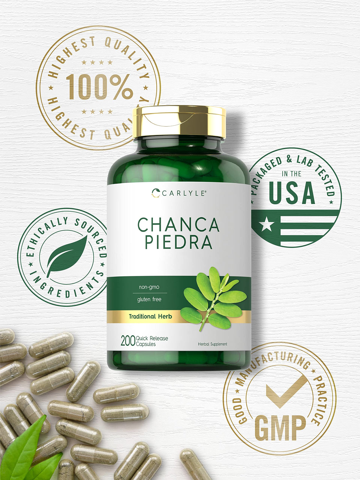Carlyle Chanca Piedra - 200 Capsules - image 5