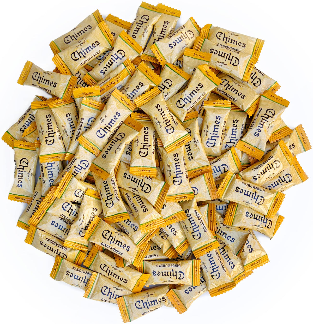 Chimes Mango Ginger Chews - 1 Pound Bag
