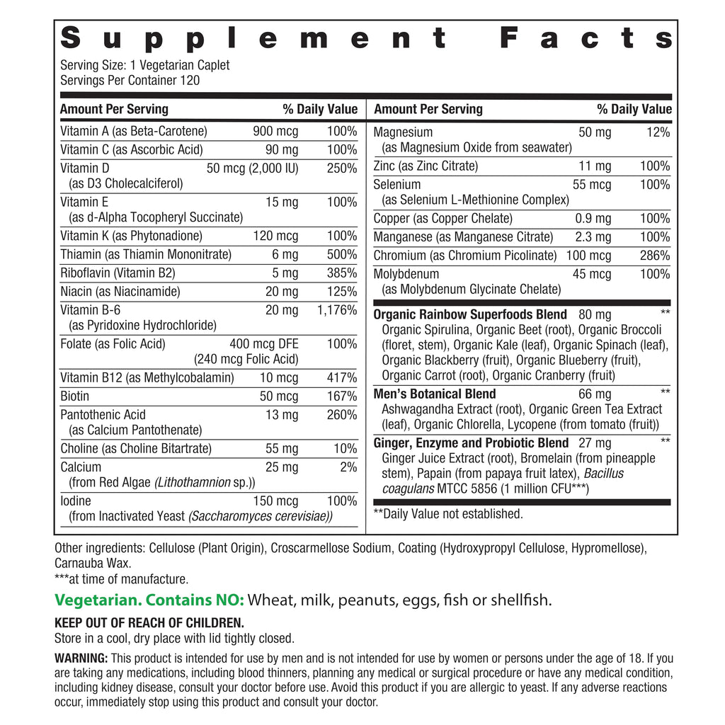 Rainbow Light Multivitamin for Men