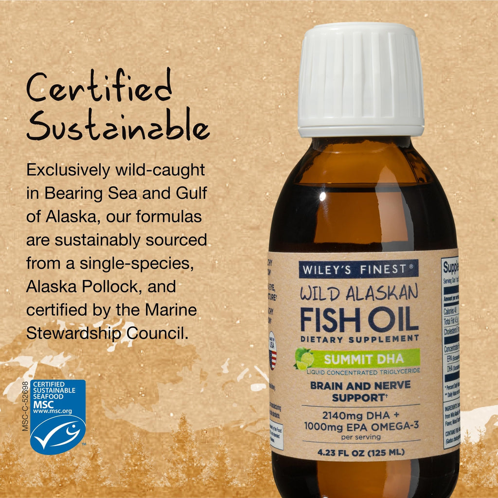 Wiley's Finest Wild Alaskan Fish Oil Summit DHA Liquid - 4.23 Fl Oz - image 4