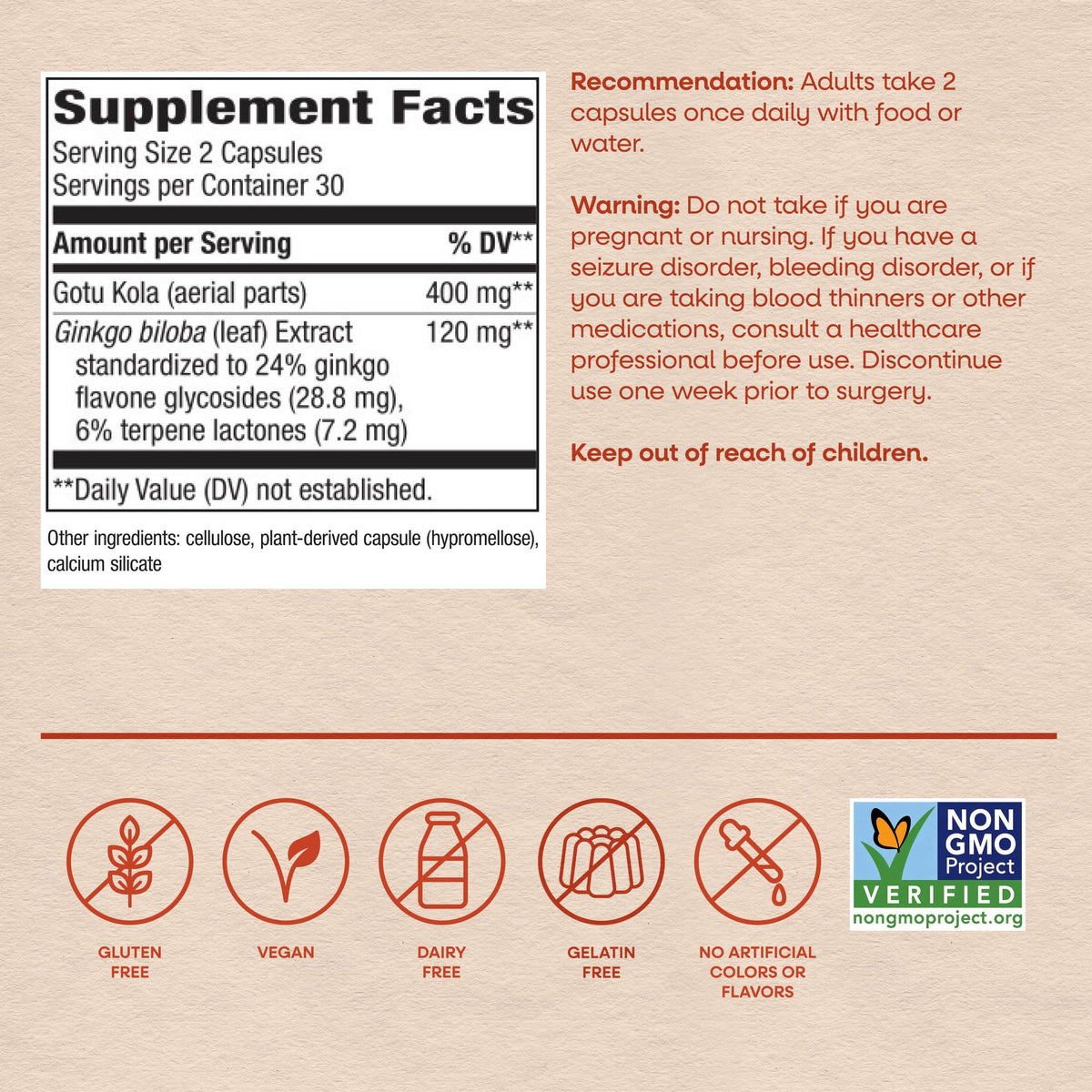 Nature's Way Premium Standardized Ginkgo