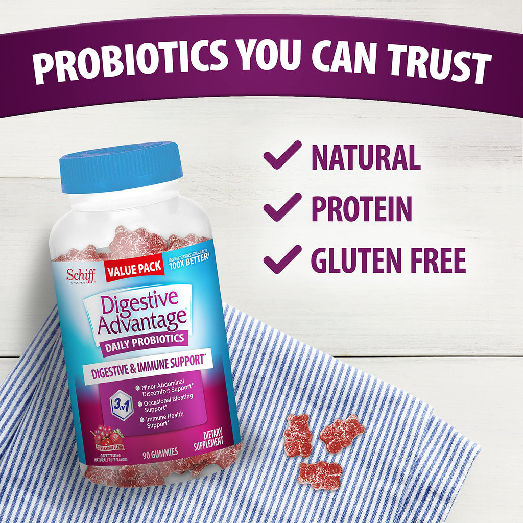 Digestive Advantage Probiotic Gummies for Digestive Health - 90 Count - image 5