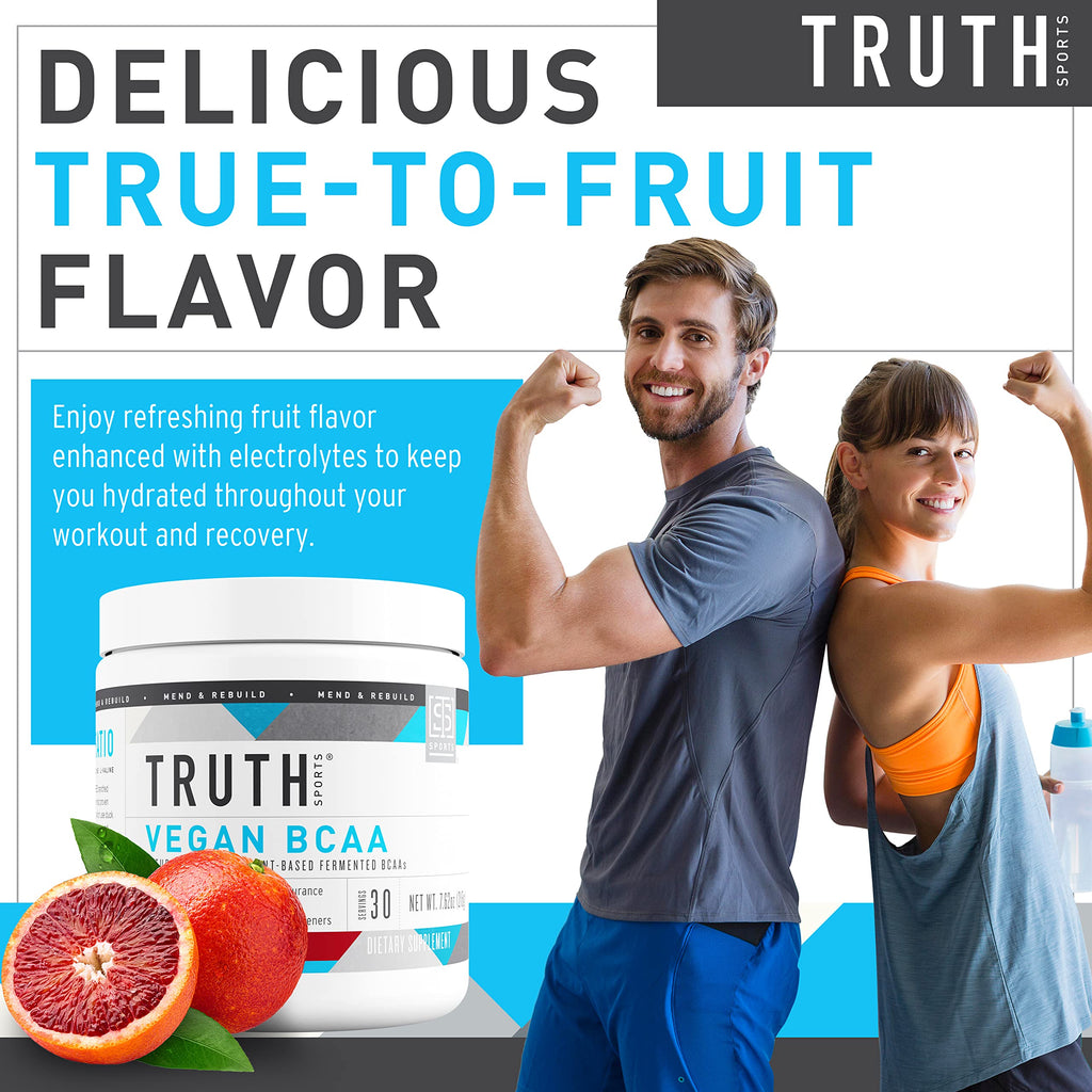 Truth Nutrition Vegan BCAA Powder 2:1:1 Ratio - 30 Servings - image 4