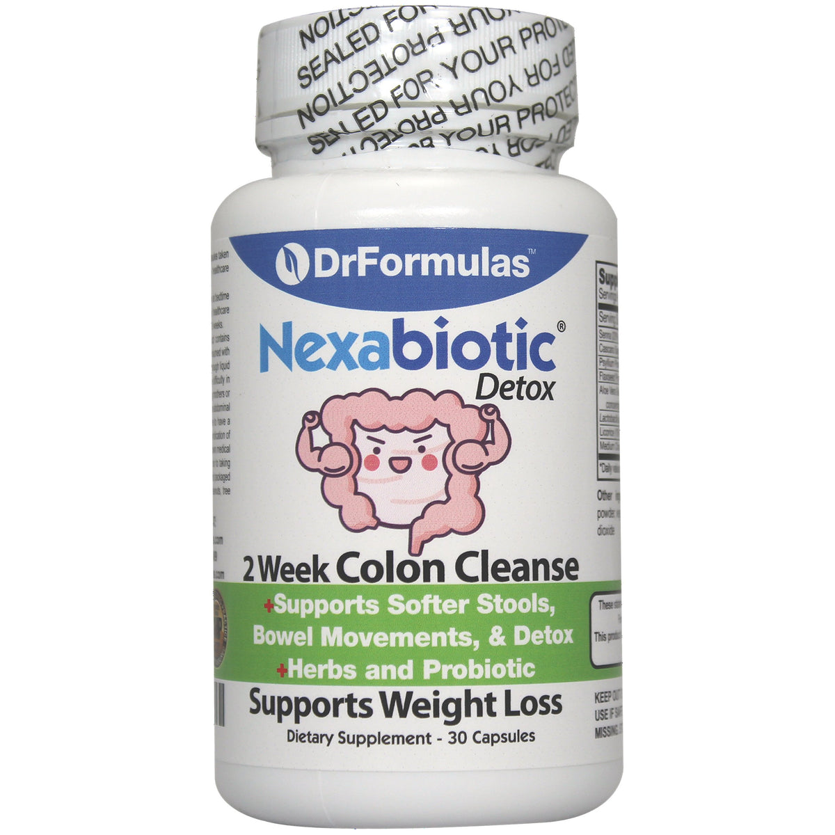 DrFormulas Nexabiotic Colon Cleanse Probiotics - 30 Capsules