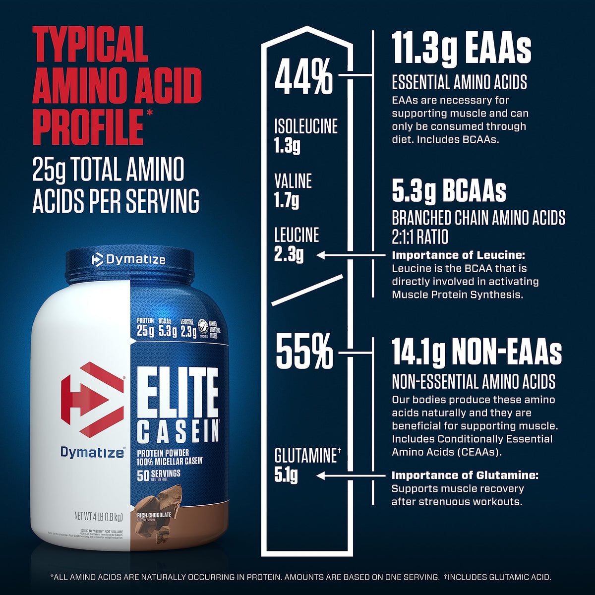 Dymatize Elite Casein Protein Powder