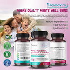 HarmoVira Myo-Inositol 12-in-1 Complex for Women's Wellness - 180 Capsules - image 8