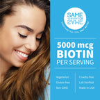 darbrrd SAME NUTRITION Hair, Skin & Nails Gummies with Biotin - 60 Count - image 3