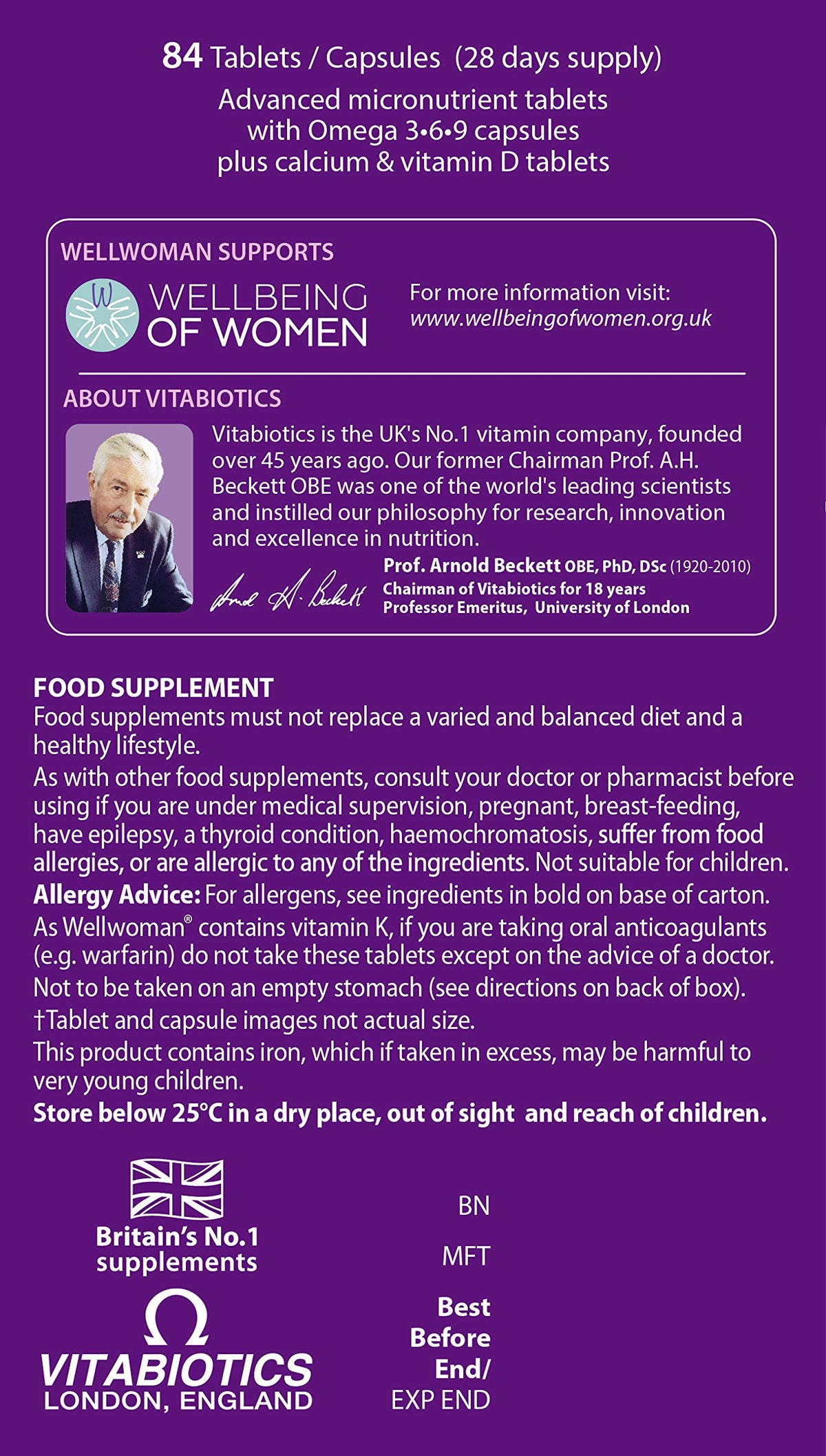 Wellwoman Max Multivitamin - 84 Capsules - image 2