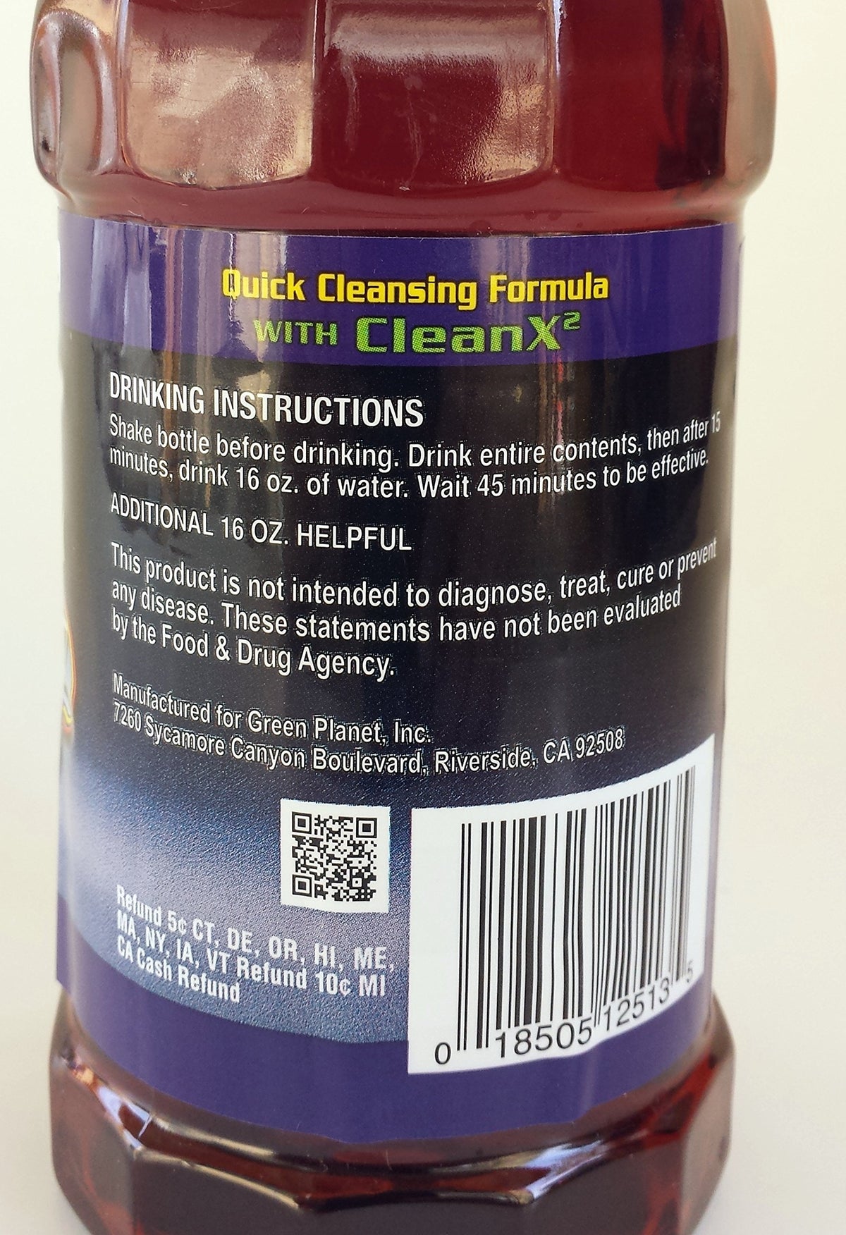 Flush Out Detox Drink Blueberry - 16 FL Oz - image 2