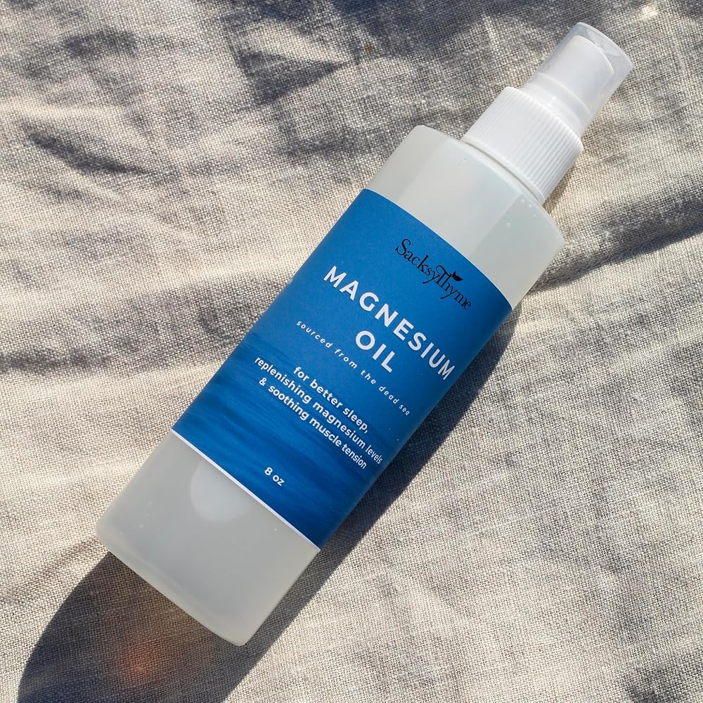Sacksy Thyme Magnesium Oil Spray for Muscle Relaxation - 8oz - image 4