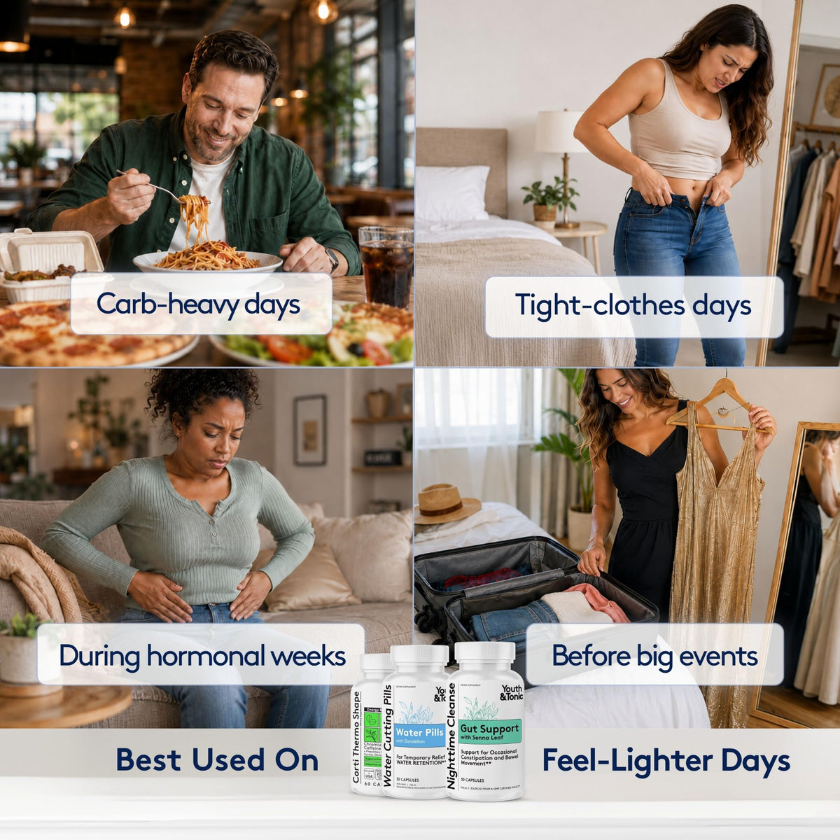 Youth & Tonic Cleanse Weight Loss Pills Women